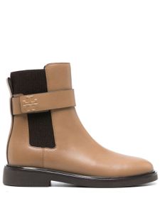 Tory Burch bottines chelsea Double T 35 mm - Tons neutres