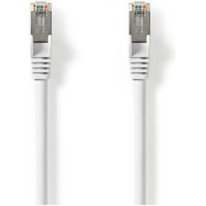 Cat 8.1 S/FTP-Netwerkkabel | RJ45 Male naar RJ45 Male | 0,25 m | Wit