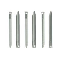 Tent haringen - 60x stuks - metaal - halfrond - 30 cm - tentharingen