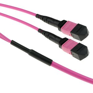 ACT DC5252 Glasvezel Patchkabel 50/125 OM4(OM3) Polarity B Trunkkabel MTP/MPO Female - 10 meter