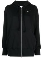 Nike hoodie zippé Phoenix à logo brodé - Noir