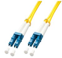 Lindy LC/LC 5m Glasvezel kabel OS2 Blauw, Wit, Geel