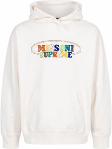 Supreme x Missoni hoodie 'FW21' à logo brodé - Blanc