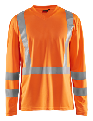 Blåkläder UV-T-Shirt lange mouw High-Vis 33831011 | High-Vis Oranje | Maat 3XL - 7330509379974