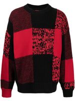 sacai pull à encolure ronde - Rouge