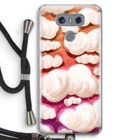Katoen Wolken: LG G6 Transparant Hoesje met koord