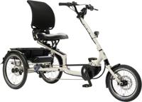 Pfautec elektrische shoppingfiets "scoobo +" (#1) e-threecy.pfau-tec scoobo + 16/20 14sp grey