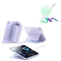 iPad Pro 13″ (2025) Flip Magnetic Case with Pencil Bundle - Purple
