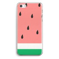 Watermeloen: iPhone 5 / 5S / SE Transparant Hoesje