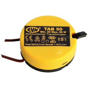 EVN TAB 50 Halogeentransformator 12 V 20 - 50 W Dimbaar met faseaansnijdingsdimmer