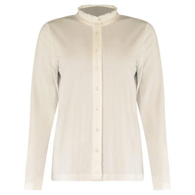 Damesblouse Ruffle Jersey Moon