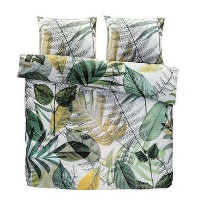 Dekbedovertrek Chloe - groen - 240x200/220 cm