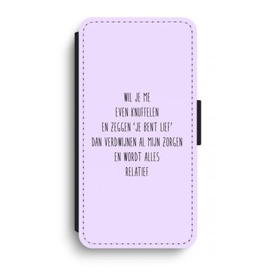 Relatief: iPhone XR Flip Hoesje