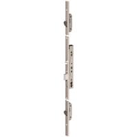 ABLOY el466 veiligheidspaniekmeerpuntssluiting | enkelzijdig krukgestuurd | zelfvergrendelend | skg*** | dm35mm | pc92mm | voorplaat rvs 24x2000mm u-vormig | 12/24v dc | dr 1+2+3+4 - 10037688