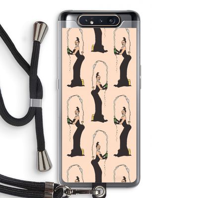 Pop Some Kim: Samsung Galaxy A80 Transparant Hoesje met koord