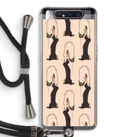Pop Some Kim: Samsung Galaxy A80 Transparant Hoesje met koord