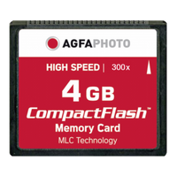 Agfaphoto Compact Flash 4GB High Speed 300x MLC