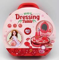 Jonotoys Dressing table, make-up tafel met accessoires 20-delig