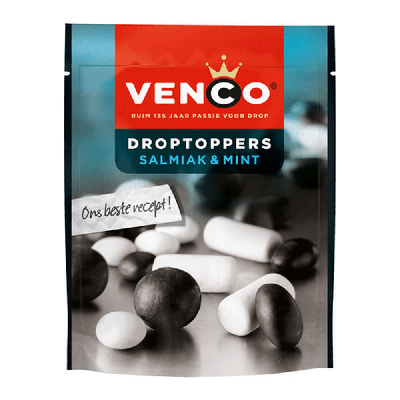 Venco droptoppers salmiak mint (10x 225gr)