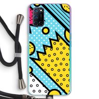 Pop Art #1: Oppo A72 Transparant Hoesje met koord