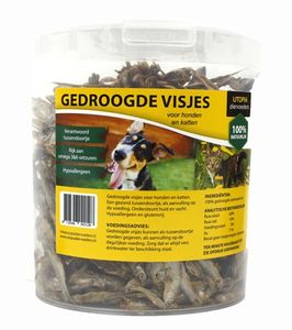 Utopia gedroogde visjes voor hond en kat