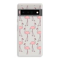 Anything Flamingoes: Google Pixel 6 Pro Transparant Hoesje