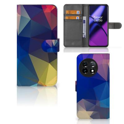 OnePlus 11 | Book Case | Polygon Dark