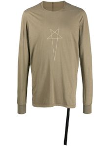 Rick Owens DRKSHDW t-shirt Pentagram à logo imprimé - Vert