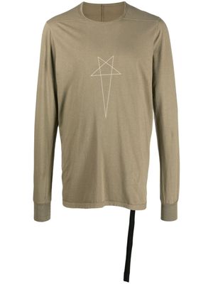 Rick Owens DRKSHDW t-shirt Pentagram à logo imprimé - Vert