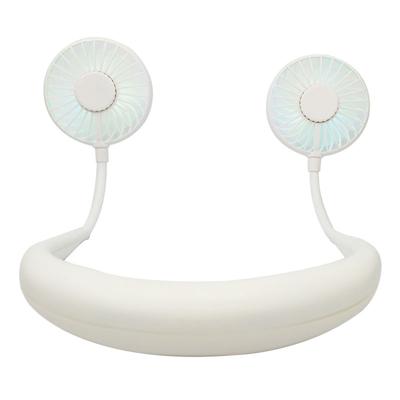 Creatieve mini opknoping nek type fan outdoor LED fan (wit)