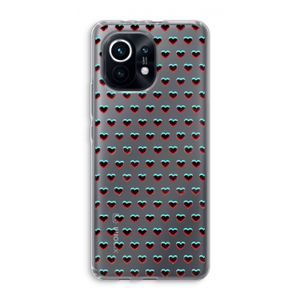 Hartjes: Xiaomi Mi 11 Transparant Hoesje