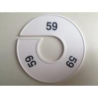 Maatring 11 cm wit/zwart 59