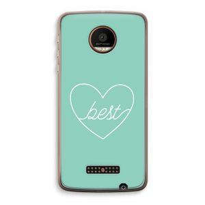 Best heart pastel: Motorola Moto Z Force Transparant Hoesje