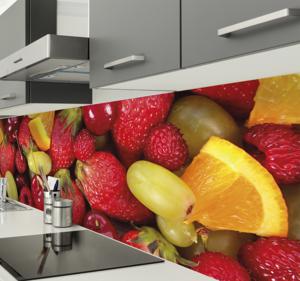 Keuken sticker fruit rand