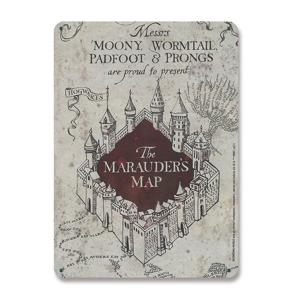 Harry Potter Tin Sign Marauders Map 15 X 21 Cm