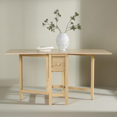 Nohr Inklapbare Eettafel 'Kaely' Rubberhout, 110/150 x 80cm