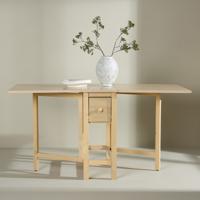 Nohr Inklapbare Eettafel 'Kaely' Rubberhout, 110/150 x 80cm