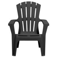 Leen Bakker - Loungestoel Maryland - Antraciet - Kunststof - Grijs - 70x80x88 Cm