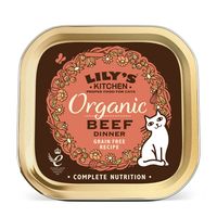 Lily's kitchen cat organic beef pate (19X85 GR) - thumbnail
