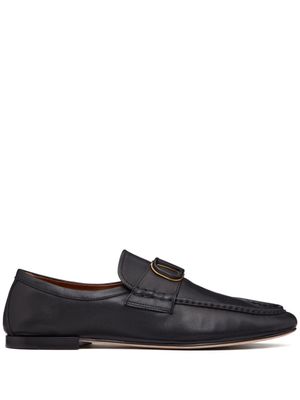 Valentino Garavani mocassins Vlogo Signature en cuir - Noir