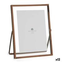 Fotolijsten Gift Decor MS61015-B-C MS61015-B-C Koper Metaal Glas Plastic (12 Stuks)