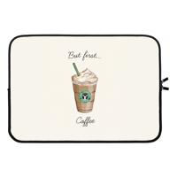 But first coffee: Laptop sleeve 13 inch - thumbnail