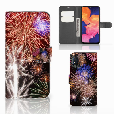 Samsung Galaxy A10 | Wallet Case | met Pasjes | Vuurwerk