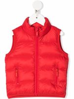 DSQUARED2 KIDS gilet matelassé à logo imprimé - Rouge