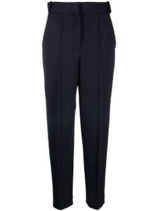 Tory Burch pantalon de tailleur à taille haute - Bleu