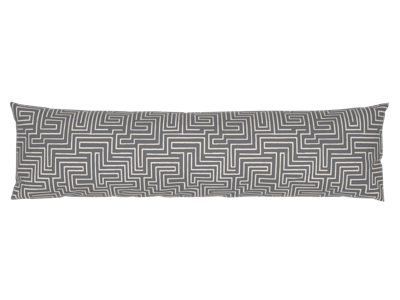 LIVARNO home Satijnen kussensloop voor zijslaapkussen 145 x 40 cm (Geometrisch)