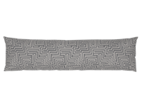 LIVARNO home Satijnen kussensloop voor zijslaapkussen 145 x 40 cm (Geometrisch)