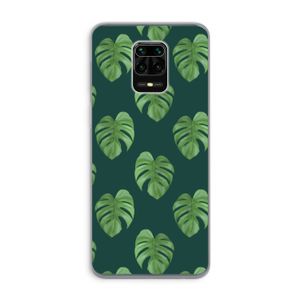 Monstera leaves: Xiaomi Redmi Note 9 Pro Transparant Hoesje