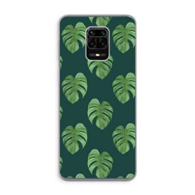Monstera leaves: Xiaomi Redmi Note 9 Pro Transparant Hoesje