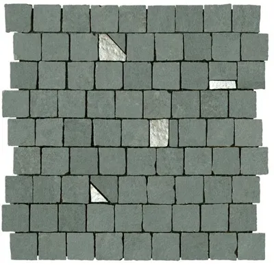 Mozaïektegel Serenissima Studio 50 1069316 VLMoz.300X300 Verderame 10mm Mat Ret.R10 F:Random